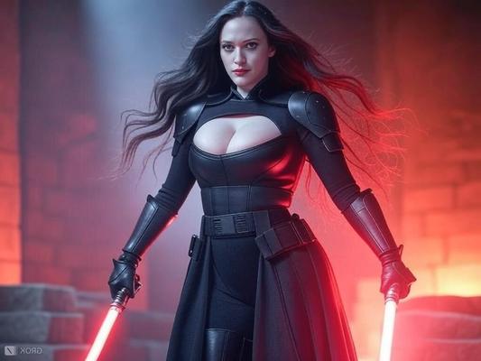 Kat Dennings Darth Star Wars AI Busty Actress