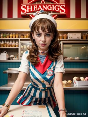 AI Maya Hawke StrangerStinger AhoyアイスクリームSヴィンテージ