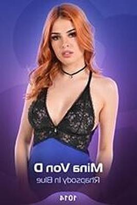 Istripper Mina von D Rhapsody en tarjeta azul