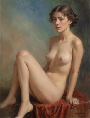 Classical elegant nude paintings