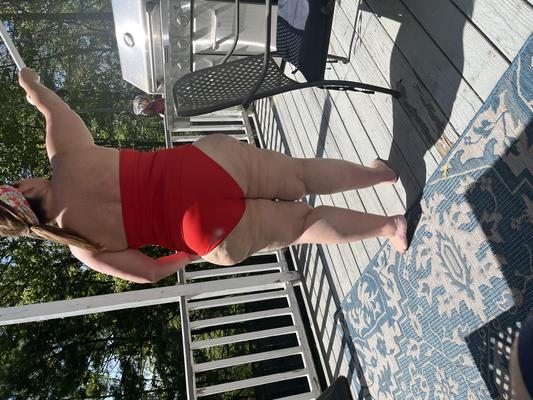 BBW Wife Fat Ass Bathing Suit