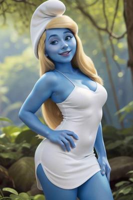 Великолепный Smurfette ai hentai
