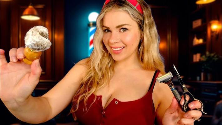 Шотландские бормоты asmr джентльменс стрижка бритья Лорен