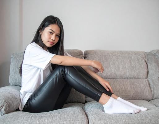 Leggings y calcetines de cuero AI