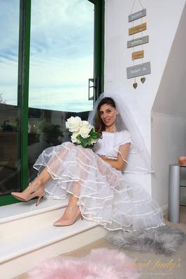 . French Chloe. The blushing bride.