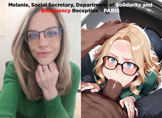 Melanie en el trabajo hentai