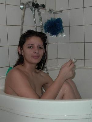  Persian milf caught nude in bathroom 