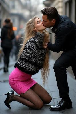THE GIRL IN THE BLACK SWEATER