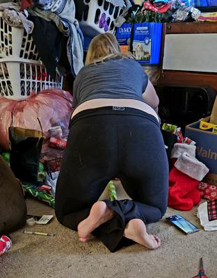 Candid Voyeur Leggings Pawg 