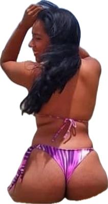 Latina Cute Big Butt Stickers 