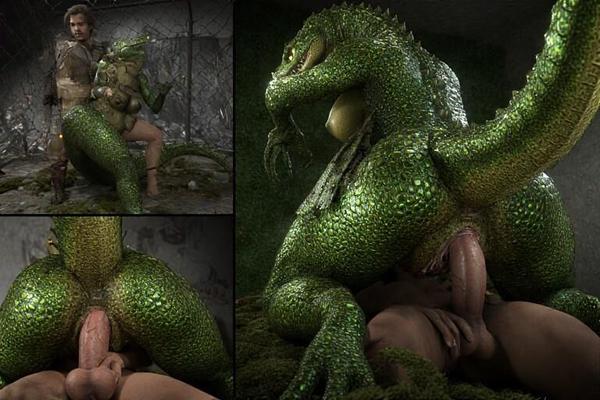 Lizard Woman Encounter
