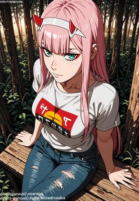 Cero dos queridos en el franxx