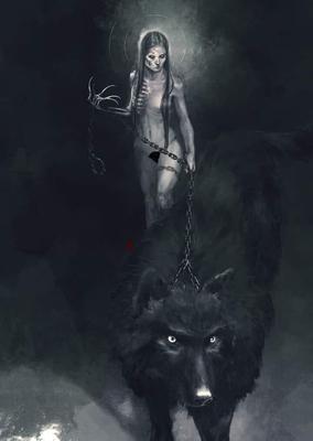 Deusa Hela da mitologia nórdica/ germânica