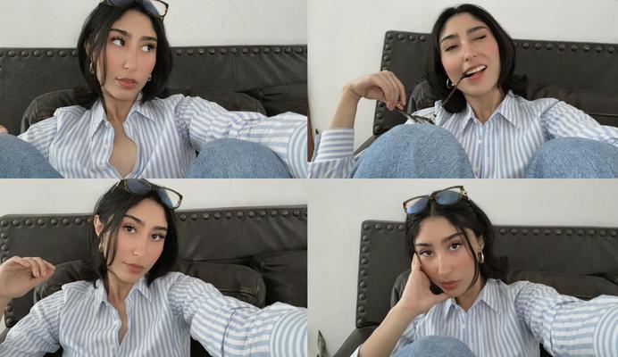 Beautiful latina teen feet