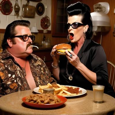 Гамбургеры с обнаженными братьями и сестрами