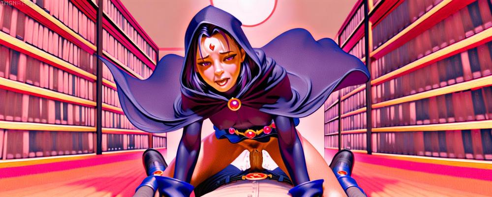 Raven (DC Comics) sex drawings (hentai and toons) 