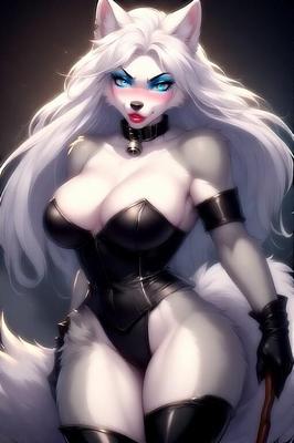 AI Furry Женская доминирующая Wolf Wolf
