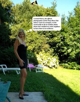 Mein Striptease im Freien