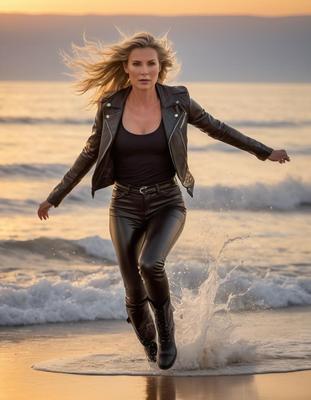 A.I. Sunbeach in Leather