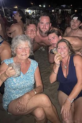 Grannies sur les vacances de printemps