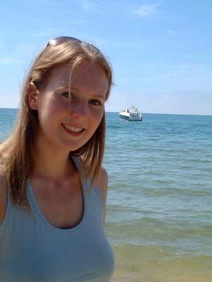 Jessica am Strand