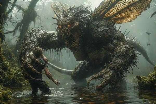 Rencontre de monstre de tourbière