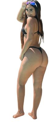 Latina Cute Big Butt Stickers 