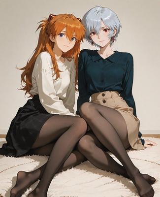 いくつかのかわいいAI/アニメの女の子