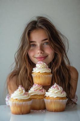 Cupcakes humides.