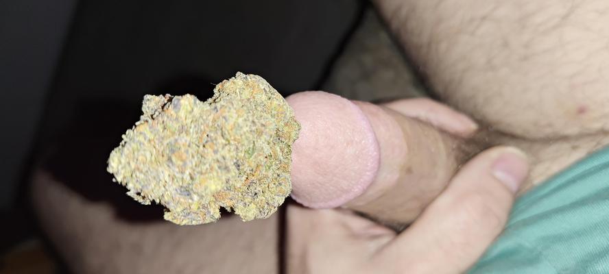 Mein Schwanz auf Weed Gras THC