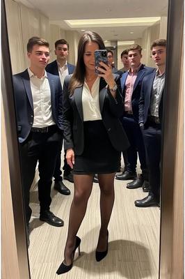 Se diriger vers le dîner avec l'équipe de vente