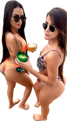 Latina Cute Big Butt Stickers 