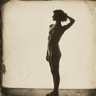 Adult ballerina silhouette project