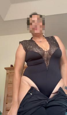 BBW in Black Laced Top Part 
