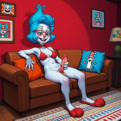 Le ruissellement et le fap sur le canapé de fuzz frizzle