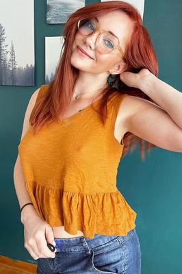 Pelirrojos rojos con sujues y pokies