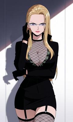 One Piece Sexy Kalifa em roupas