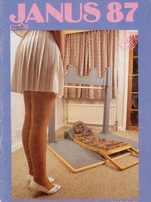 Retro Spanking from Janus white mini skirt on chair