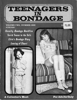 Vintage bondage magazine Teenagers in Bondage 