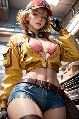 Final Fantasy Cindy topless und gefickt