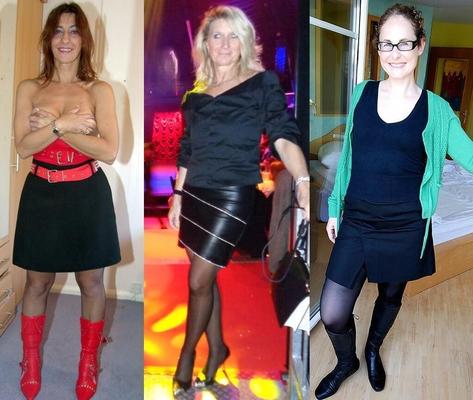 Sabine Heike, Sina, Jolanda, Altfotzen Zeigen Ihre Habilidades