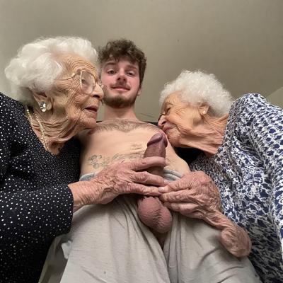 Some grandmas and young men