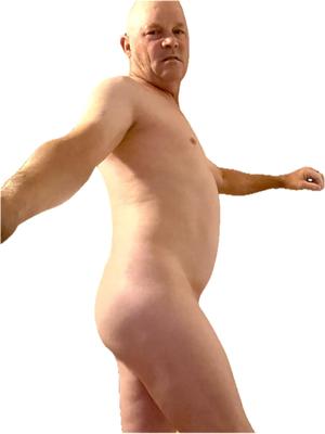 Mein nacktes Arschloch