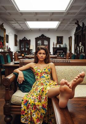 AI cosas de fantasía Barefoot Celebridades