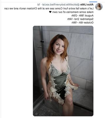 ALICE LITTLE BACK AT THE CHICKEN RANCH