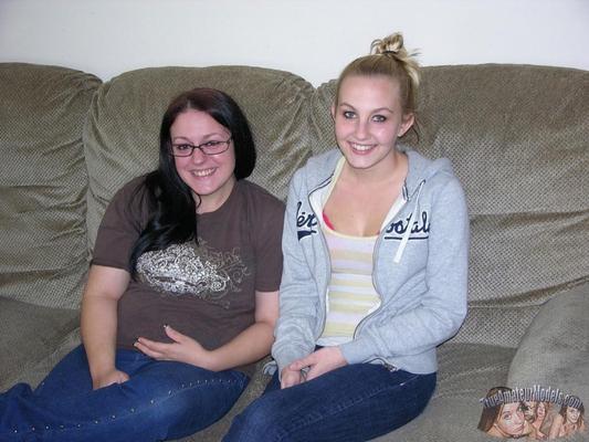 Crystal and friend comparing 