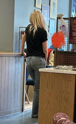 Hot Blonde Milf Ass in Jeans