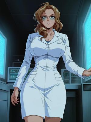 Miss Tsukubaa Scientist Mob aus Mission der Dunkelheit Hentai