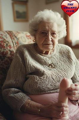 GRANNY IS GETTING READY FOR SOME FUN