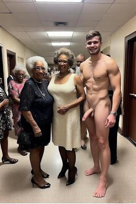 worshipping the black GILF.
